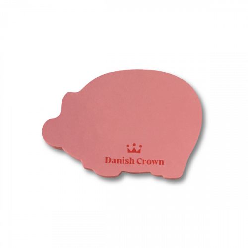 Pig Sticky Notes with Danish Crown logo