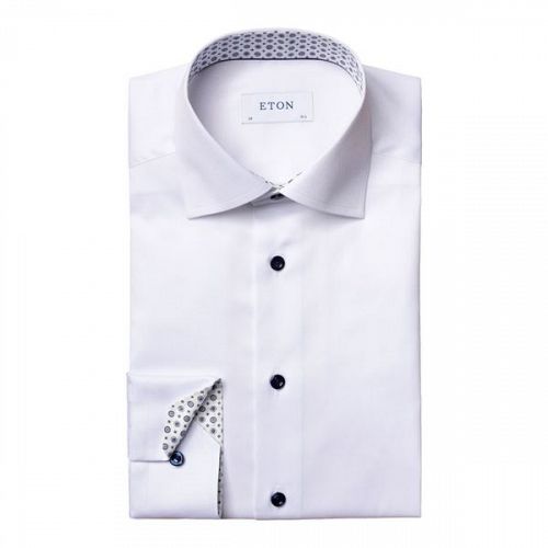 Eton White Twill Shirt