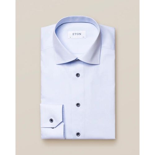 Eton Contemporary Fit - Blue twill shirt 