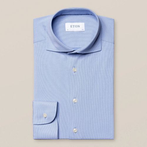 Eton Contemporary Fit - Blue stretch shirt