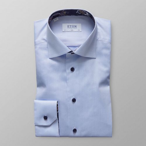 Sky Blue Shirt – Paisley Details