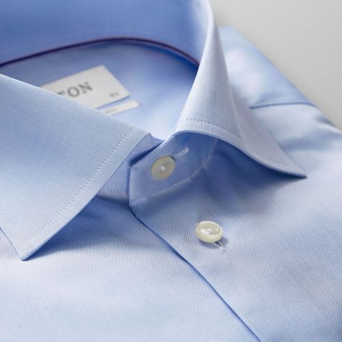 Eton Light blue extra long sleeve shirt, slim fit