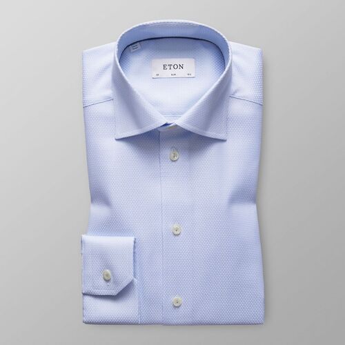 Light Blue Geometric Shirt 