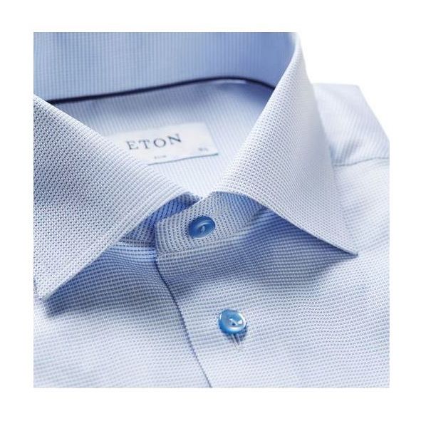 Eton Shirts Signature Twill Blue Shirt