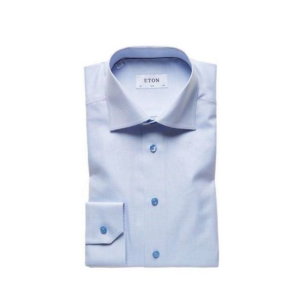 Eton Shirts Signature Twill Blue Shirt