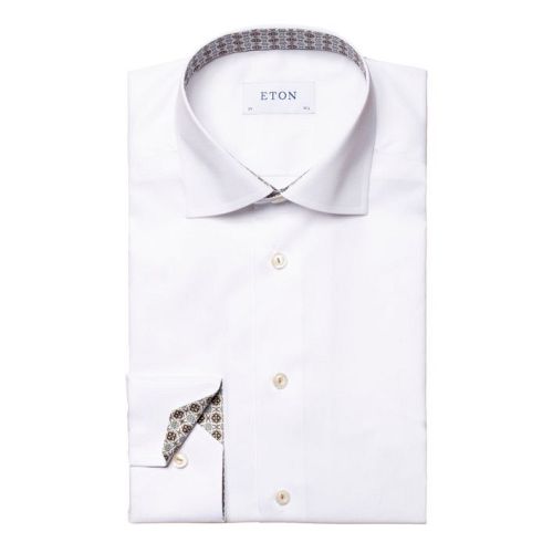 Eton Contemporary Fit - Classic White Twill Shirt