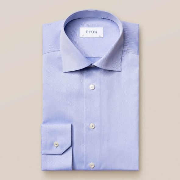 Blue twill shirt