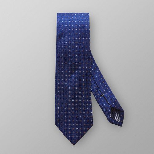 Navy & Orange Micro Weave Tie