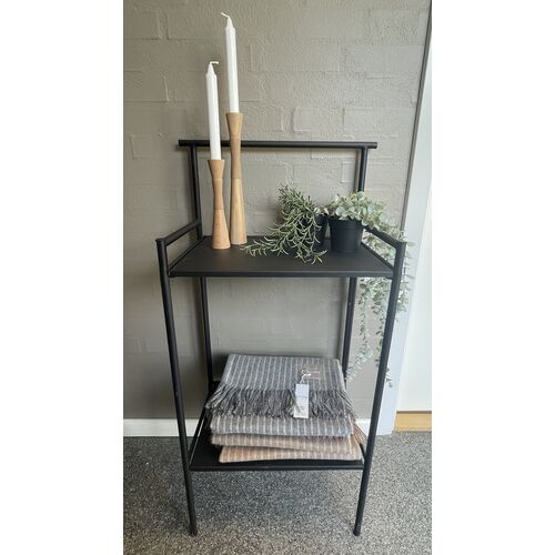 AMSTERDAM HØJ REOL i sort metal