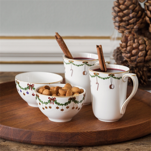 Stjerne Riflet Jul – 36 cl kopper - 2 stk.