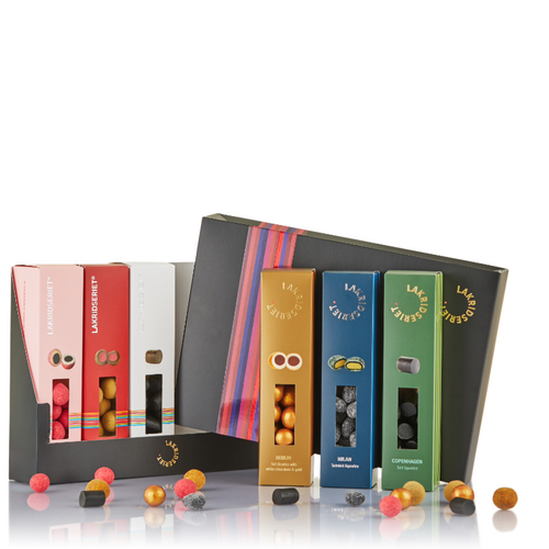 Gaveæske med seks varianter