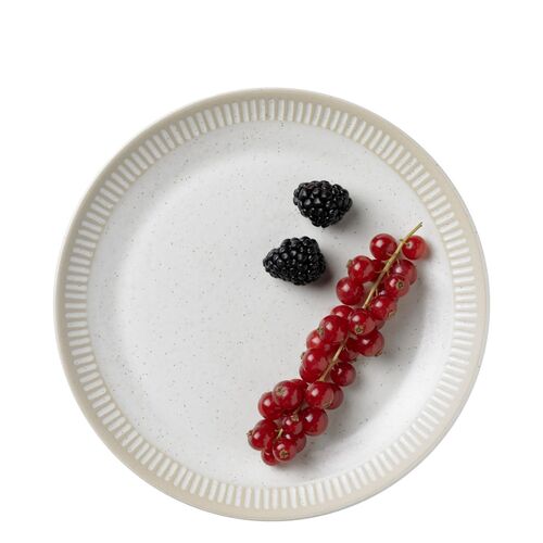 Colorit middagstallerkener fra Knapstrup Keramik