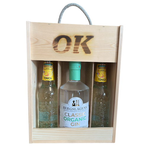 Bergslagen økologisk gin, inkl. 2 økologiske tonicvand   